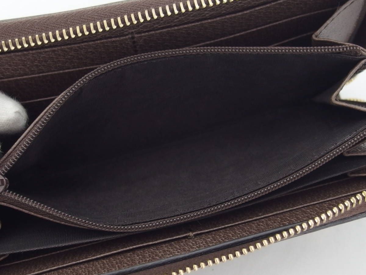 GUCCI グッチ オフディア シェリー 523154 ジップアラウンド 長財布