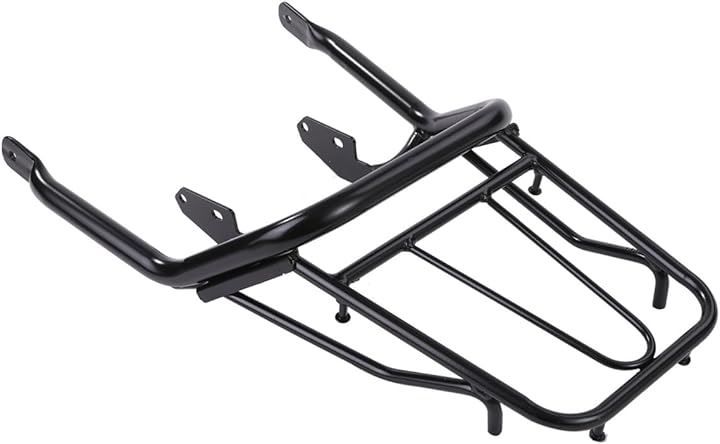 CustomDivine ホンダ FTR223 MC34 リアキャリア 黒 ブラック タンデムバー グラブ バーキャリア 荷台ラック リアフェンダー ツール ボックス 荷物 ホルダー サドルバッグ サポート ツーリング 社外品 カスタム パーツ