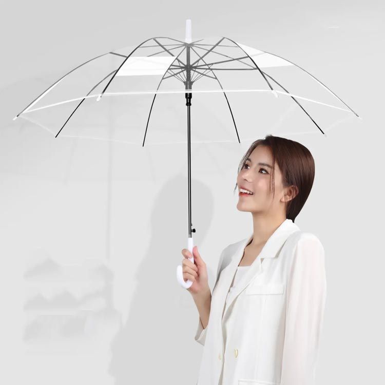 ビニール傘 長傘 雨傘 ジャンプ傘 透明傘 カラービニール おしゃれ