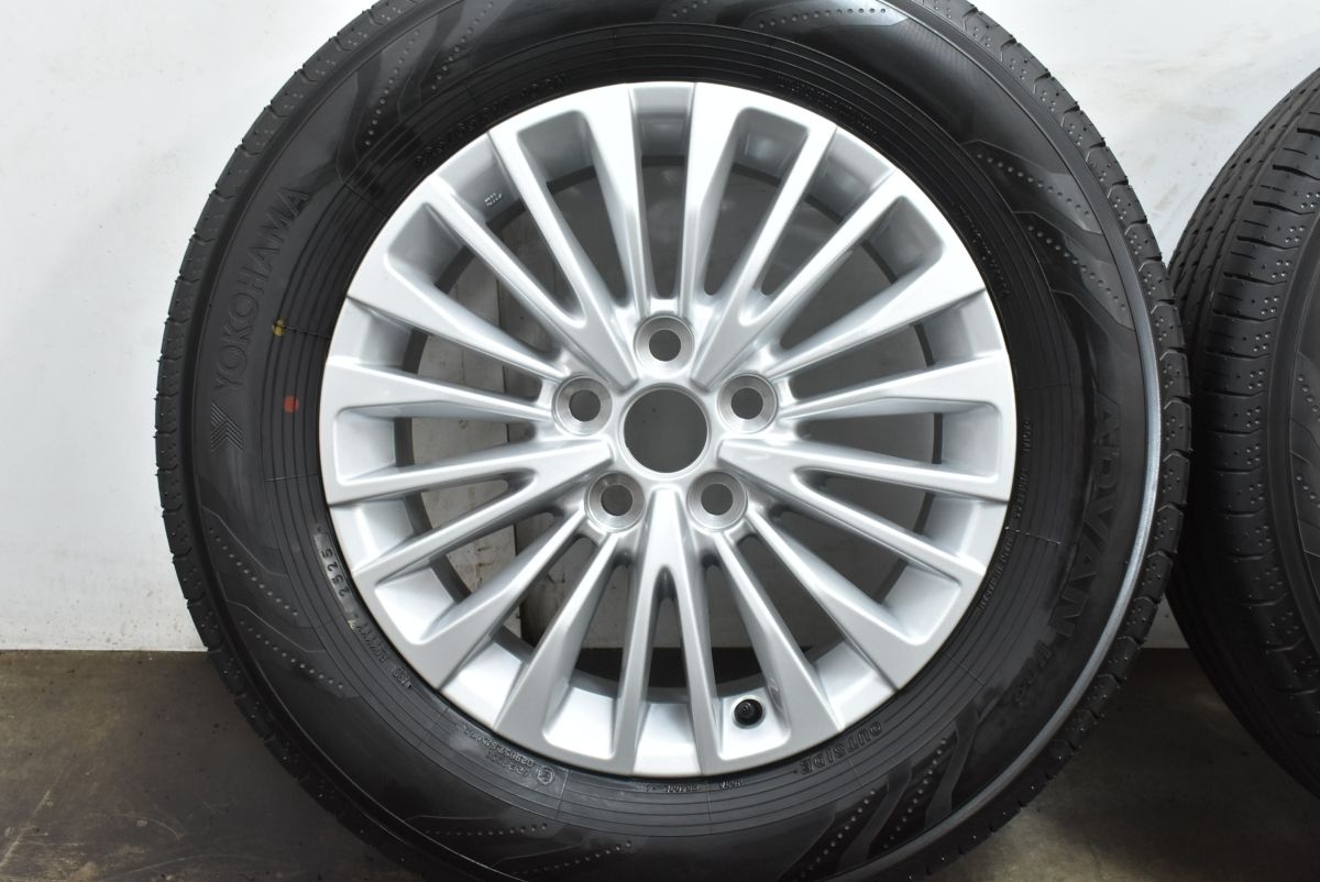 【送料無料】新車外し 新型アルファード 純正17インチホイール、タイヤ4本セット 送料込】新車外し40系新型アルファード 純正アルミ&タイヤ4本 新車外し】