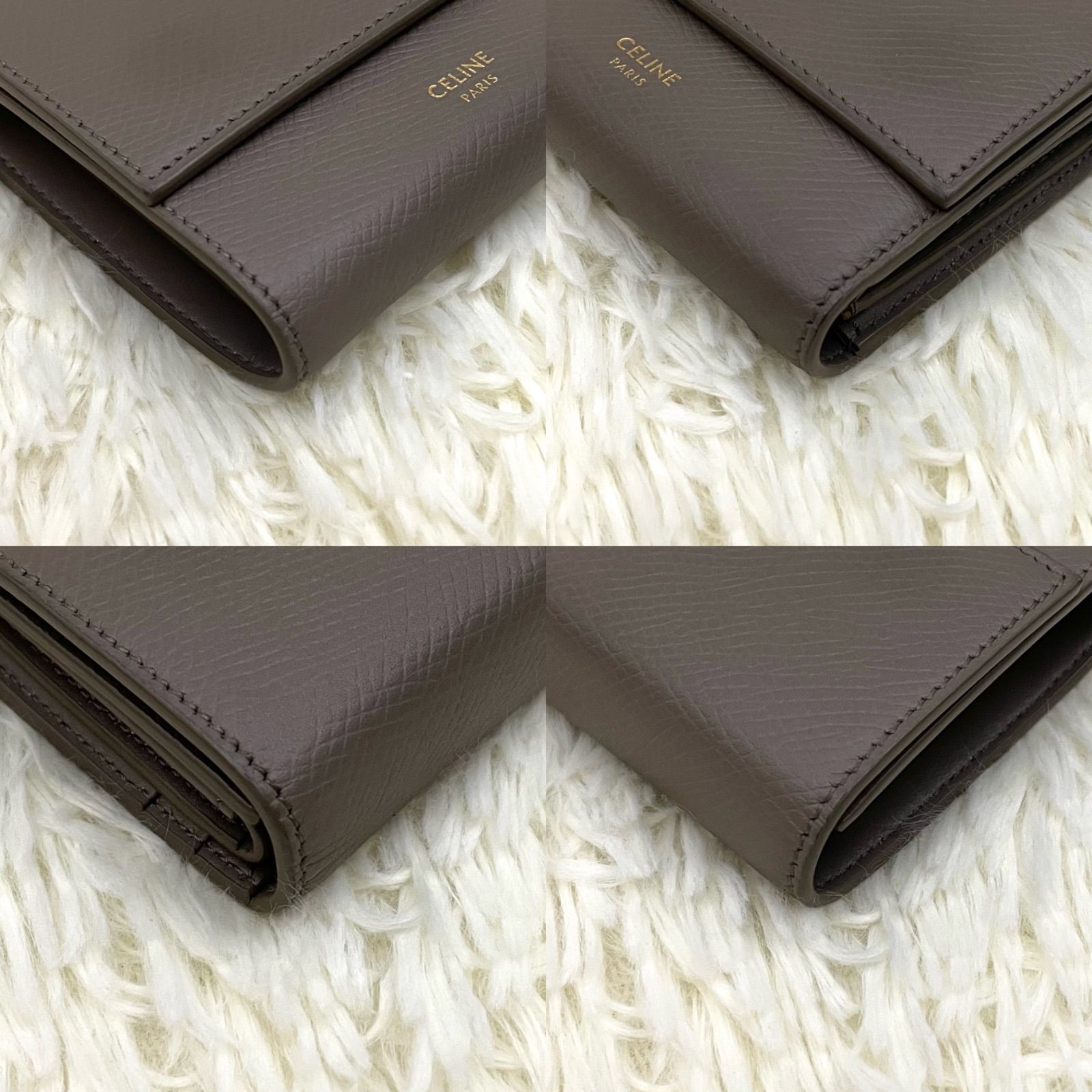 極美品】CELINE/セリーヌ スモールトリフォールドウォレット