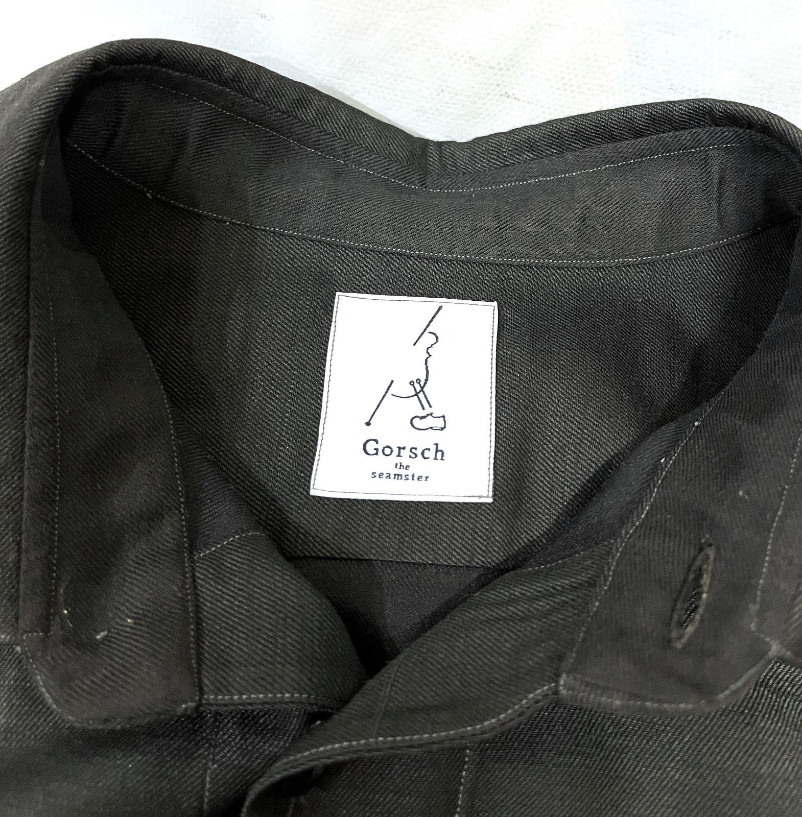 Gorsch the seamster｜ゴーシュ Dead Stock Alpaca wool Tack Shirt