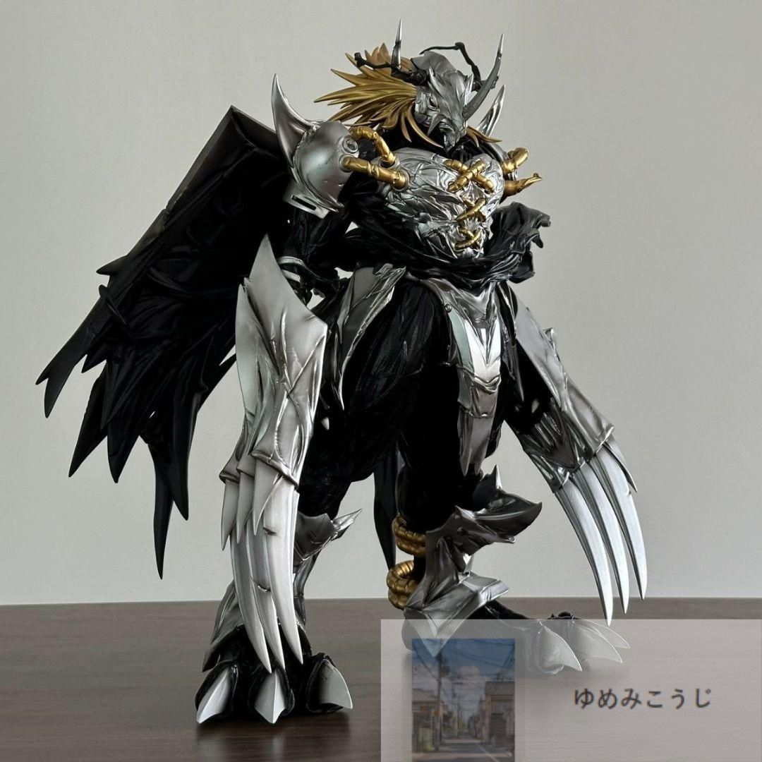 デジモンアドベン フィギュア ブラックウォーグレイモン 35 CM ゲームキャラクター モデル 新築祝 プレゼント 置き型 装飾品 誕生日プレゼント 雰囲気アップ ゆめみこうじ