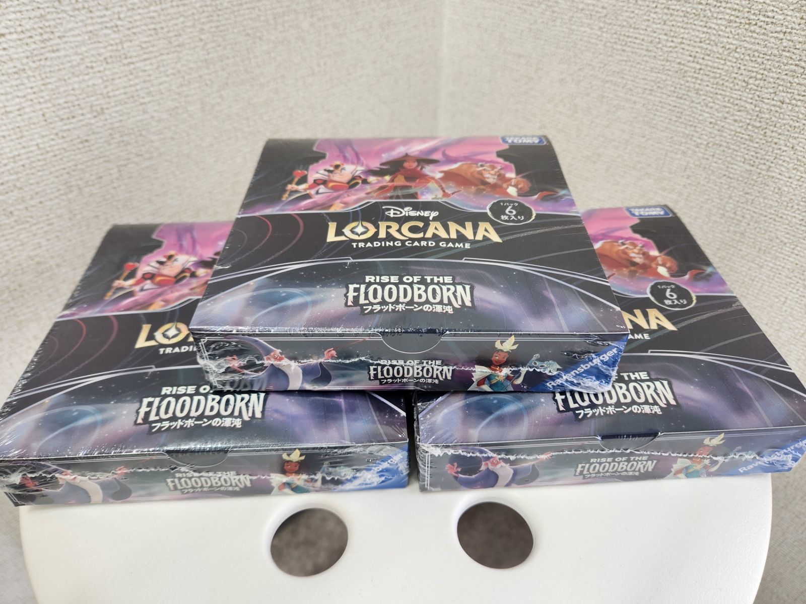 シュリンク付き ディズニーロルカナ　フラッドボーンの混沌　3box 新品未開封 日本語版第二弾】 ディズニー・ロルカナ・TCG 日本語版