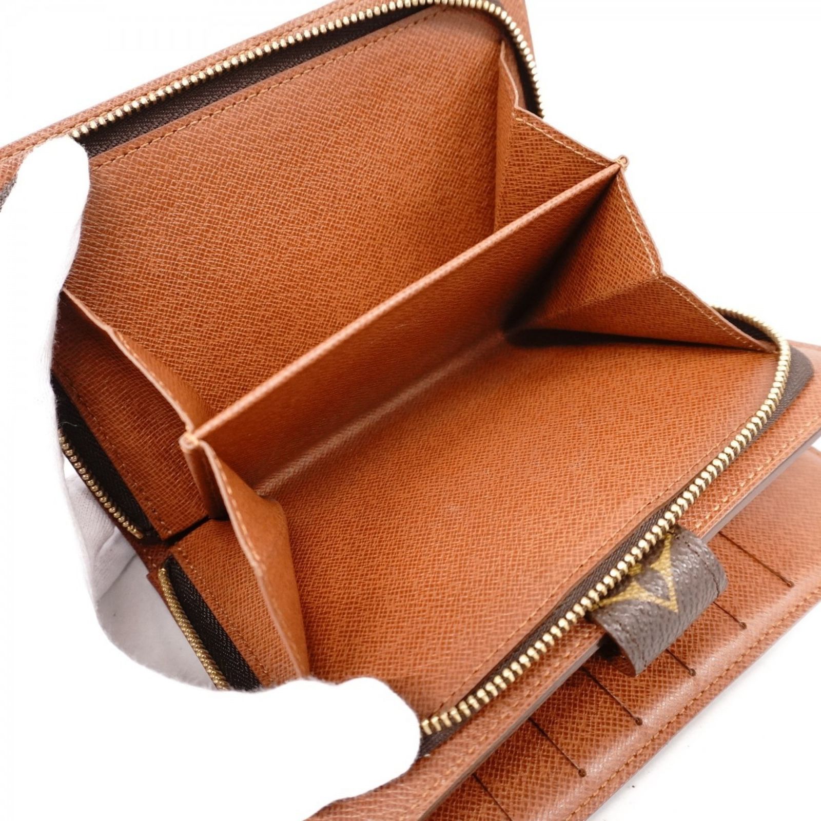 ルイヴィトン 2つ折り財布 モノグラム ポルト パピエ・ジップ 新品，2025