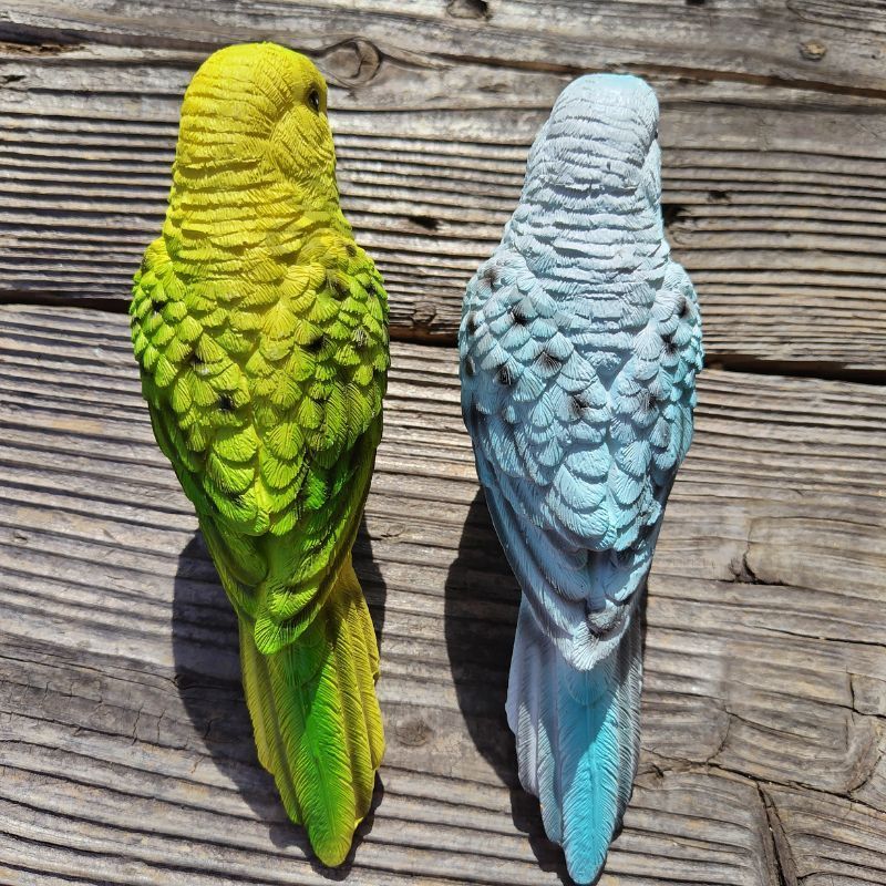 ガーデニング雑貨 ガーデンオブジェ 鳥の置物 インテリア雑貨 セキセイ