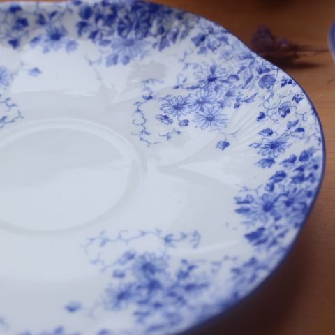 シェリー　Shelley   Dainty Blue   ディンティブルー　カップ　ソーサー　エキスパート藤沢辻堂店 シェリー Shelley Dainty Blue ディンティブルー カップ ソーサー