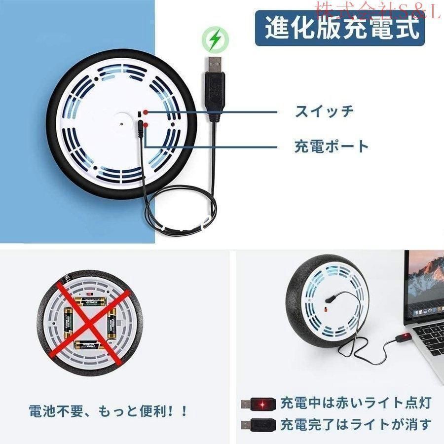 エアーパワーサッカーディスク 浮力