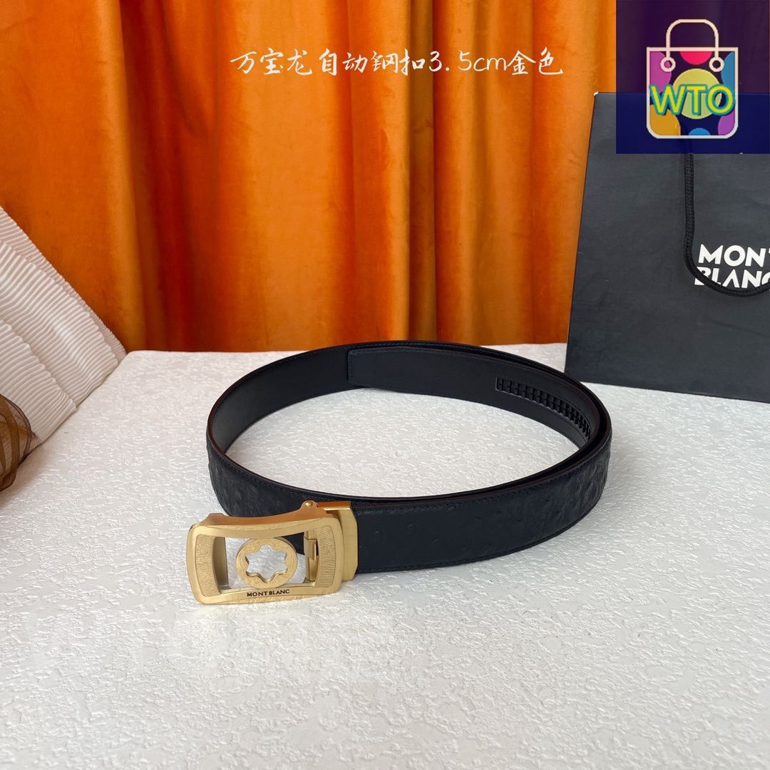 未使用 モンブラン MONTBLANC ブラックレザーベルト 新品未使用 新品・未使用 モンブラン ブラック レザー ベルト - メルカリ