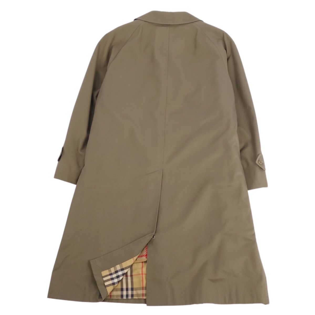 美品 バーバリーズ ヴィンテージ バルマカンコート ライナー カーキベージュ M 美品 バーバリーズ ヴィンテージ バルマカンコート ライナー カーキ