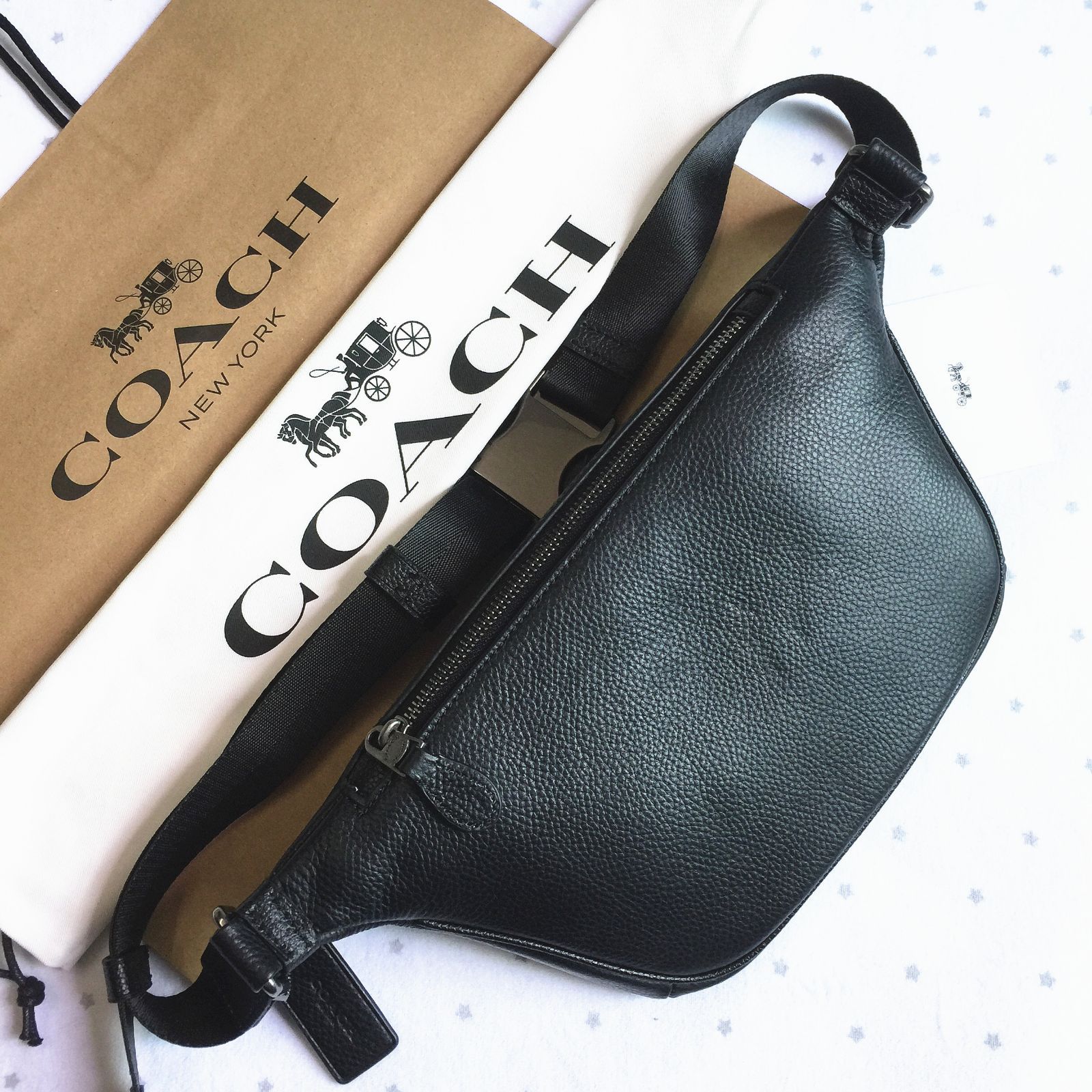 セール中】COACH コーチバッグ 1413 ブラック ボディーバッグ ベルト