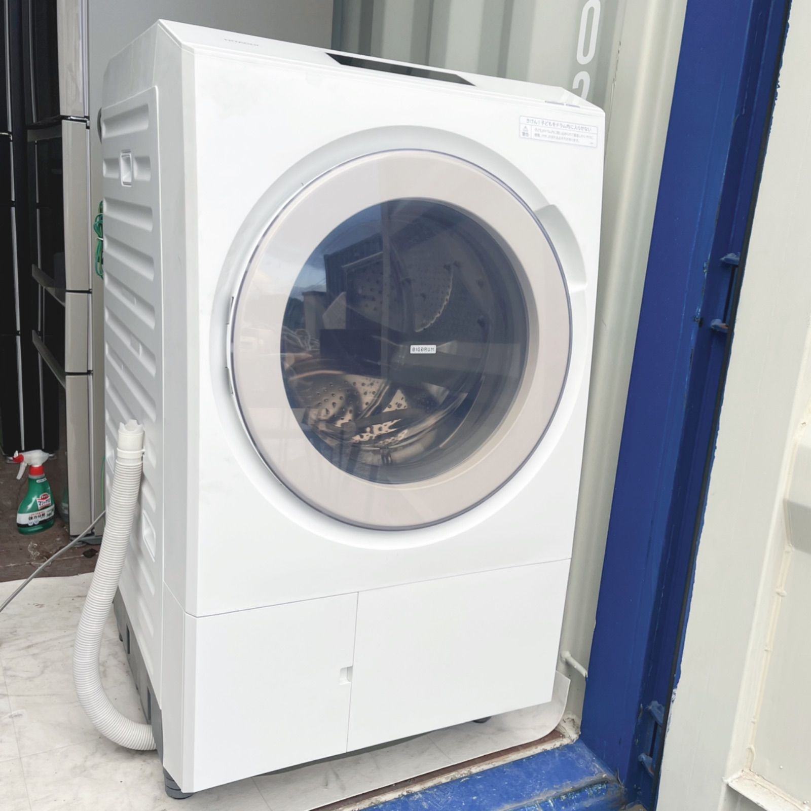 取付無料！日立最上位モデル洗剤自動投入熱乾燥搭載ドラム式洗濯機 