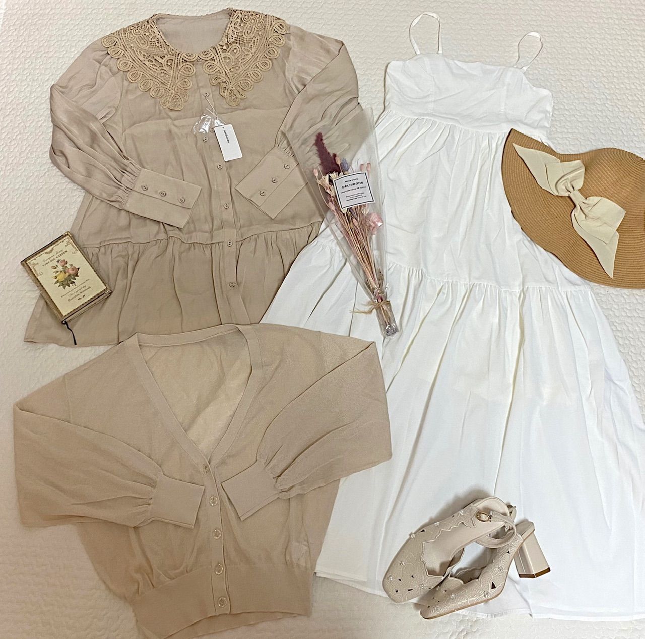 ✽新品・美品✽ レディース服 まとめ売り コーデ売り 秋冬服 ラテカラーコーデ お手頃価格◎レディース服コーデ売り 秋先取り ラテカラー