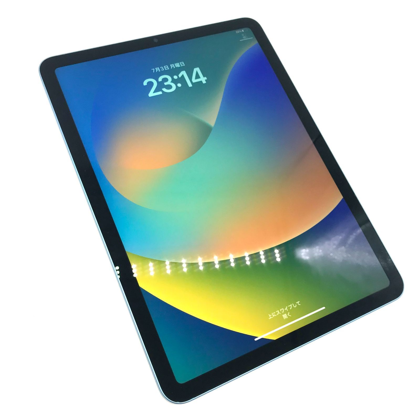 iPad Air (第5世代) ブルー Wifiモデル デモ機型番 iPad Air Wi-Fi 64GB - ブルー（第5世代）[整備済製品] - Apple
