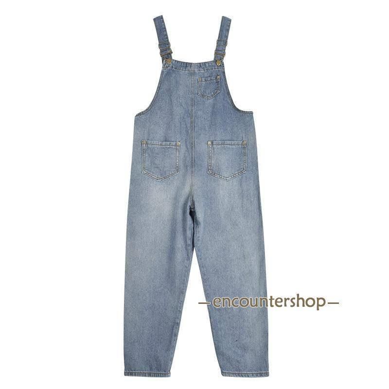 デニムオーバーオール サロペットパンツ ジーンズ222303 デニムサロペット 未使用 オーバーオール オールインワン デニム