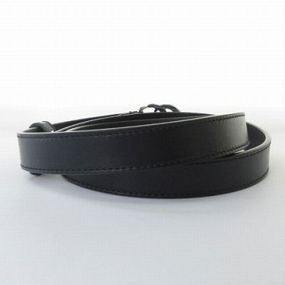 値下！ GUCCI ダブルG スリムベルト ブラックレザー　95サイズ グッチ GUCCI 美品 ダブルG スリムベルト GG レザー 黒 ブラック