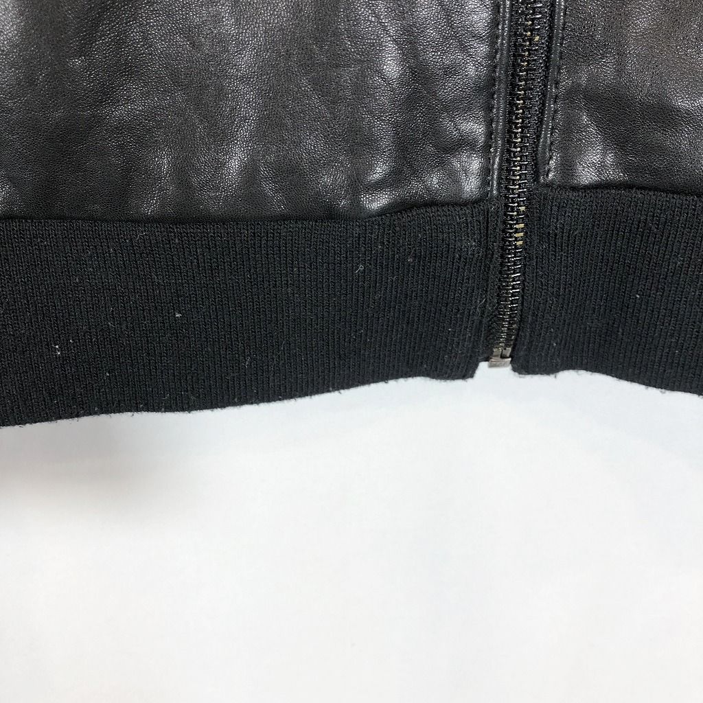 Calvin klein カルバンクライン ジップアップ レザージャケット