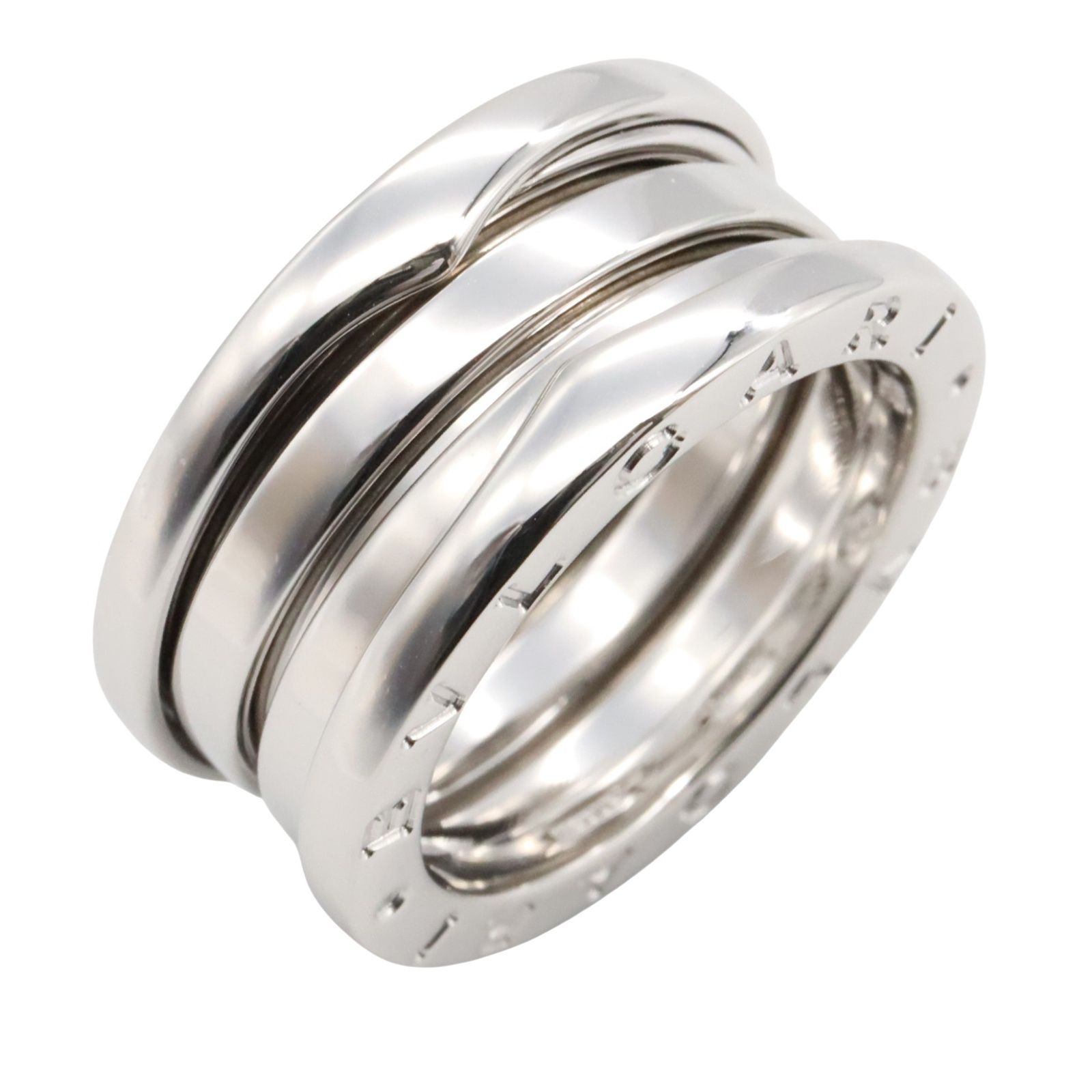 BVLGARI b zero1ホワイトゴールドリング ホワイトゴールド ビー・ゼロワン リング に 0.04 カラット