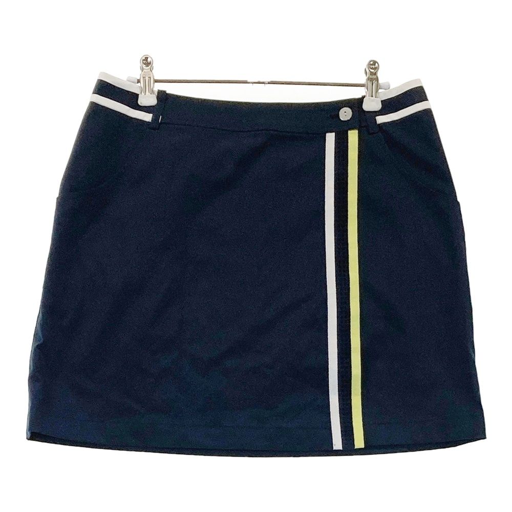 サイズ：40 LANVIN SPORT ランバン スポール ラップ スカート ネイビー