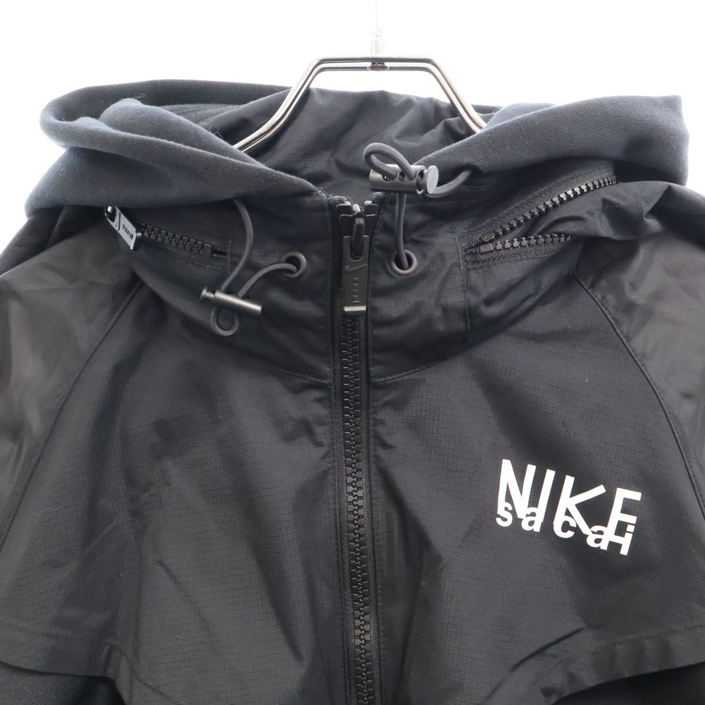 NIKE (ナイキ) 22AW ×sacai NRG Full Zip Hoodie フロントロゴプリント 