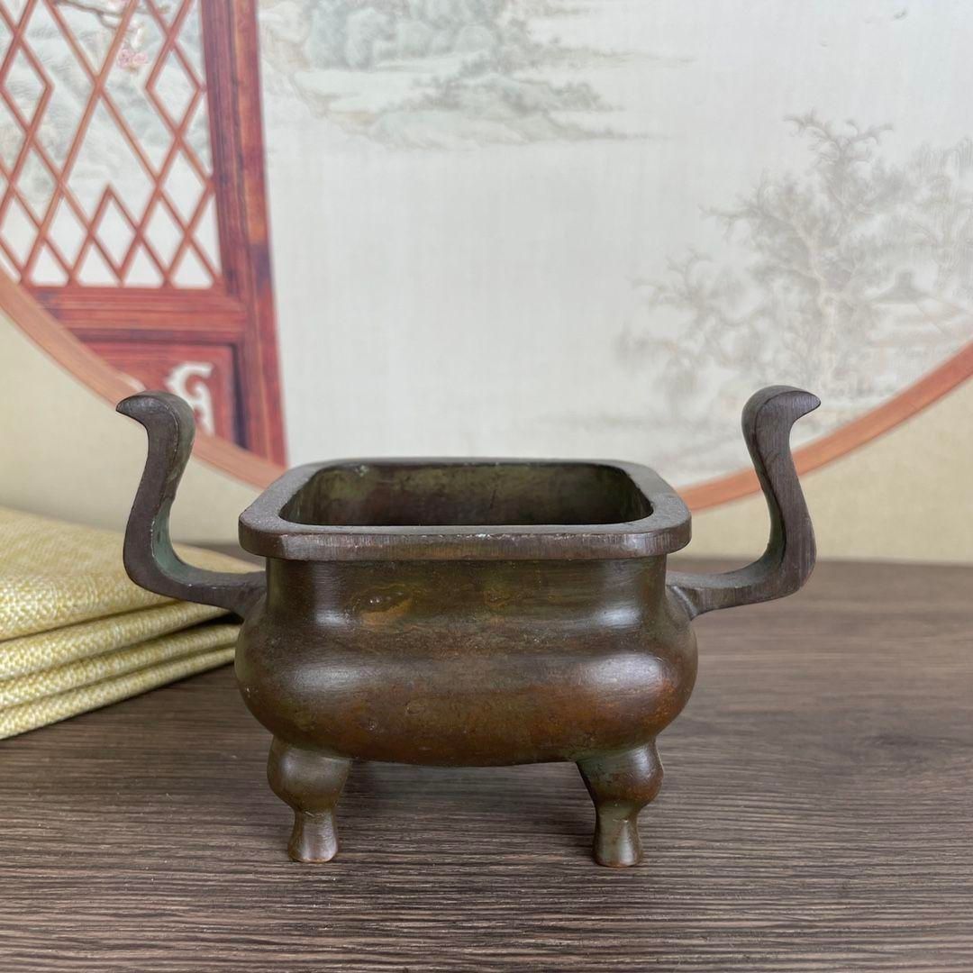 送料無料 いつまで 銅器 四方天炉 仏堂挿し香炉 香道具 装飾品 工芸品 置物 - メルカリ 工芸品