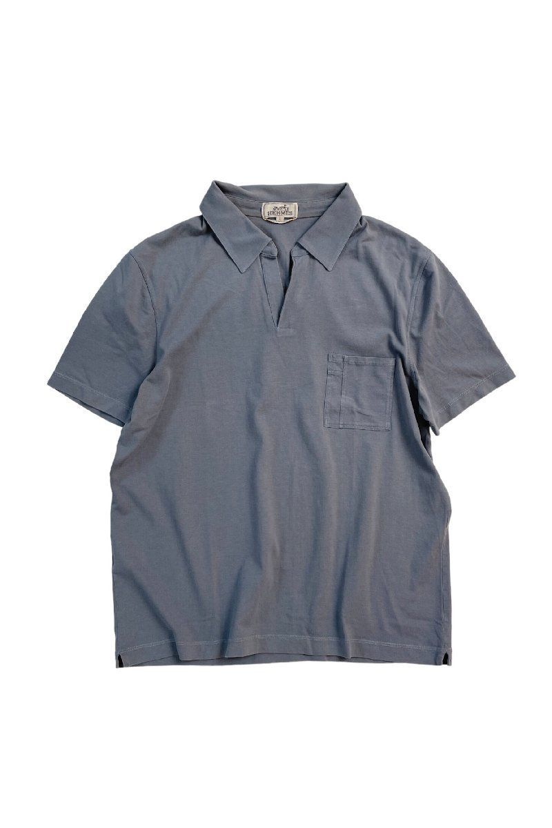 Made in ITALY HERMES polo shirt イタリア製 エルメス 半袖 ポロシャツ ヴィンテージ 単品