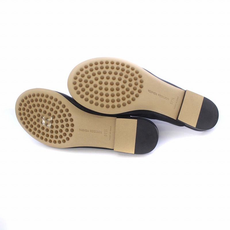 新品未使用　ボッテガ　べェネタ SOCK ドットミュール パテントレザー 9cm ボッテガヴェネタ BOTTEGA VENETA Dot Sock Leather Slippers フラット