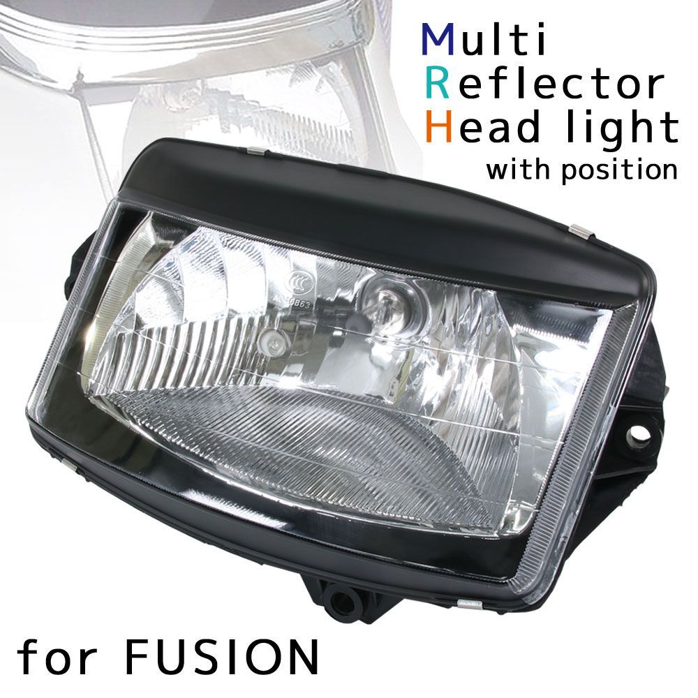ホンダ フュージョン MF02 ヘッドライト マルチリフレクター ヘッドランプ ポジション付 カスタム パーツ ASSY 外装 部品 バイク オートバイ 補修 交換 レストア リフレクター FUSION HONDA マルチ 
