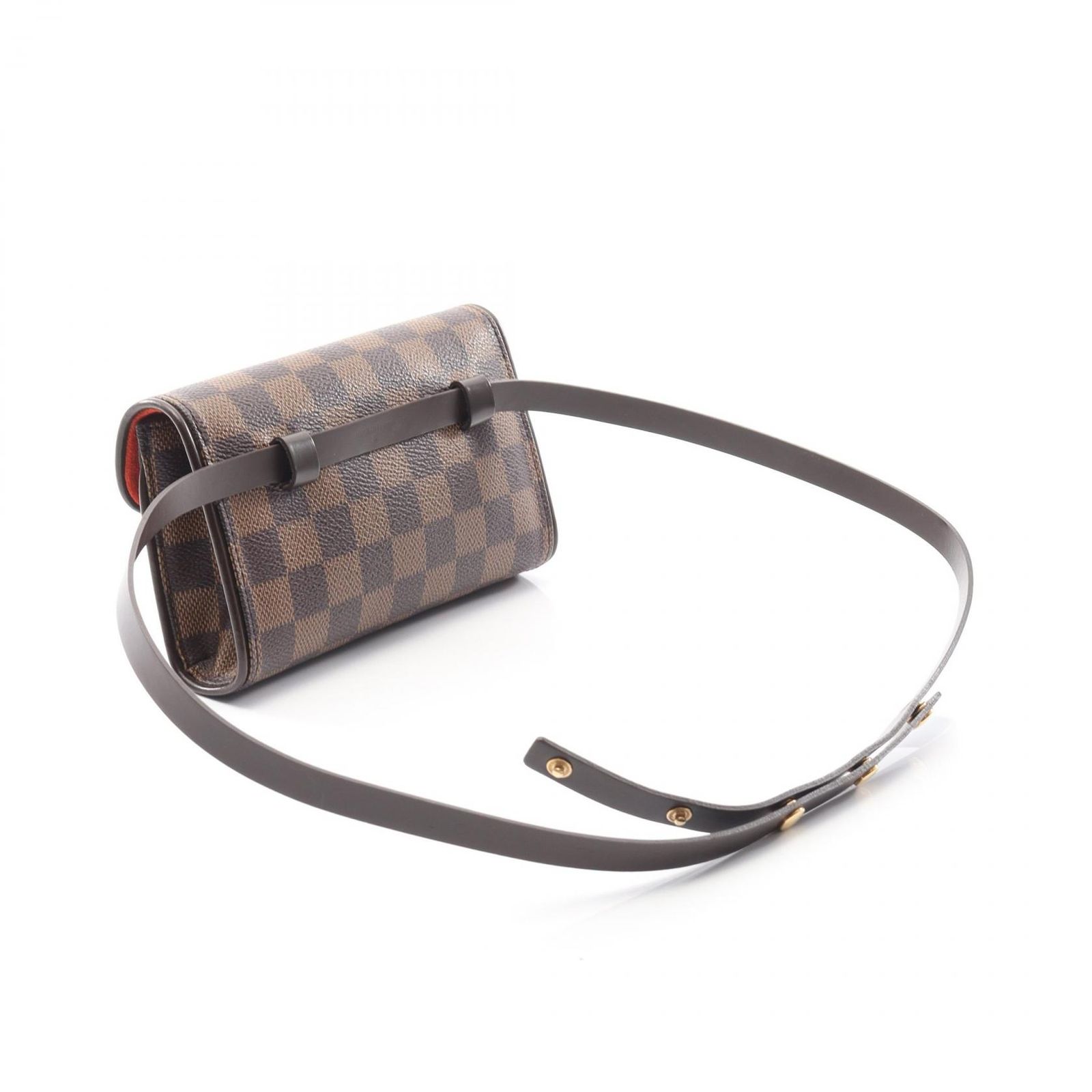 ルイ ヴィトン LOUIS VUITTON ウエストバッグ ボディバッグ ポシェットフロランティーヌ N51856 PVCコーティングキャンバス レザー ポシェット フロランティーヌ