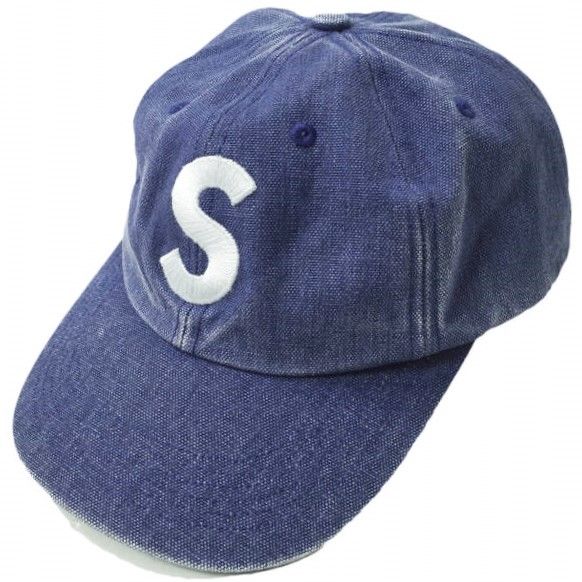 SUPREME シュプリーム 23SS アメリカ製 Pigment Canvas S Logo 6-Panel 
