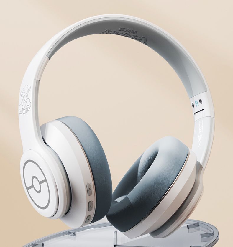  海外 ゲンガー ロコン ヘッドホン ワイヤレス ゲーミング Bluetooth 5.4 ポケモン プレゼント ゲーミングヘッドホン ヘッドセット ヘッドホン