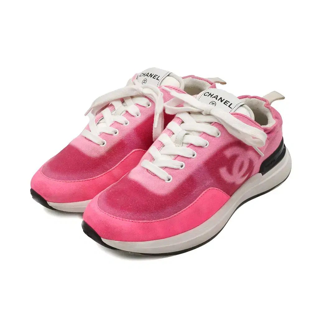 CHANEL(シャネル) ピンク カラー ブロック CC ロゴ レディース