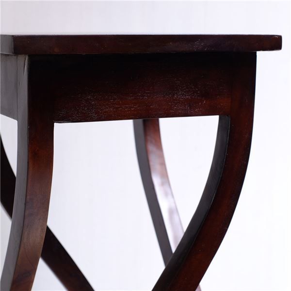 【最大80%OFF】 木製 イニュルスタンド|プラントスタンド 幅30cm×奥行30cm×高さ75cm マホガニー材 アジアン 完成品 代引不可