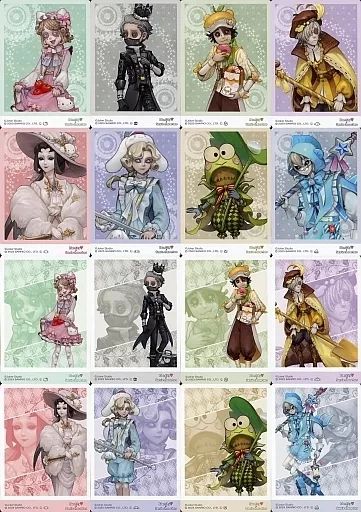 中古】キャラカード 全16種セット 「Identity V 第五人格×サンリオ
