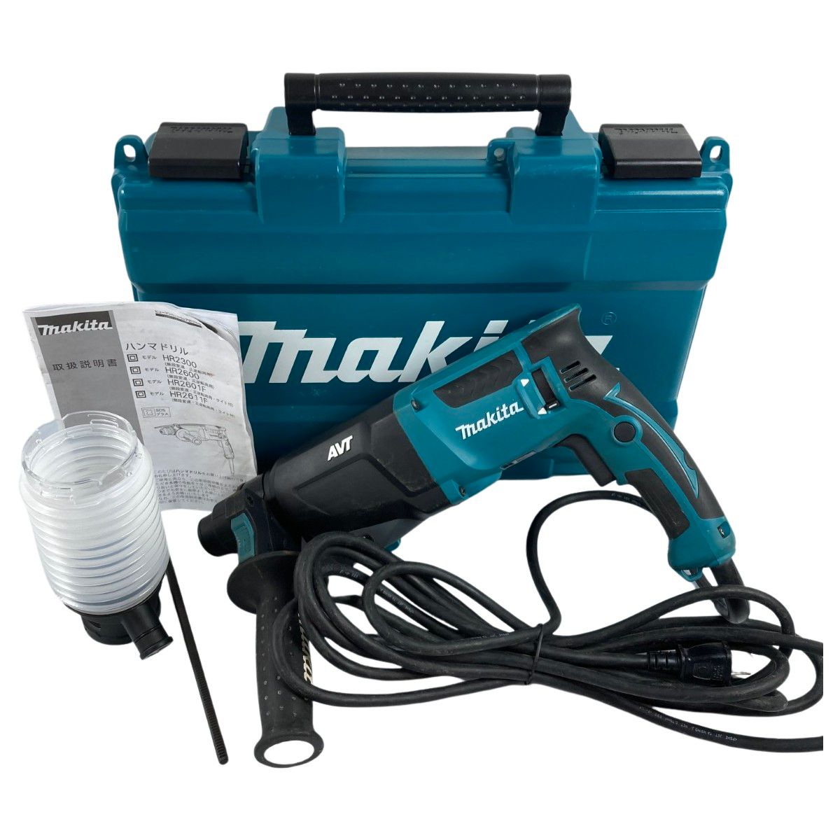 ＊＊MAKITA マキタ ハンマドリル コード式 ケース付 HR2601F ブルー