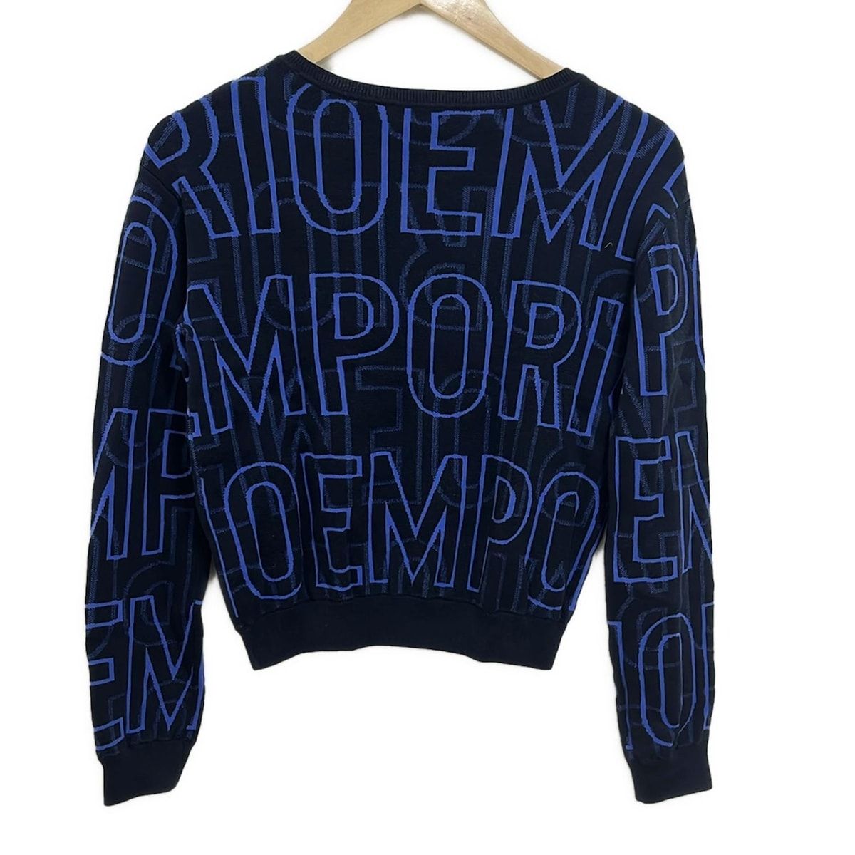 EMPORIO ARMANI ネイビー セーター S EMPORIO ARMANI エンポリオ