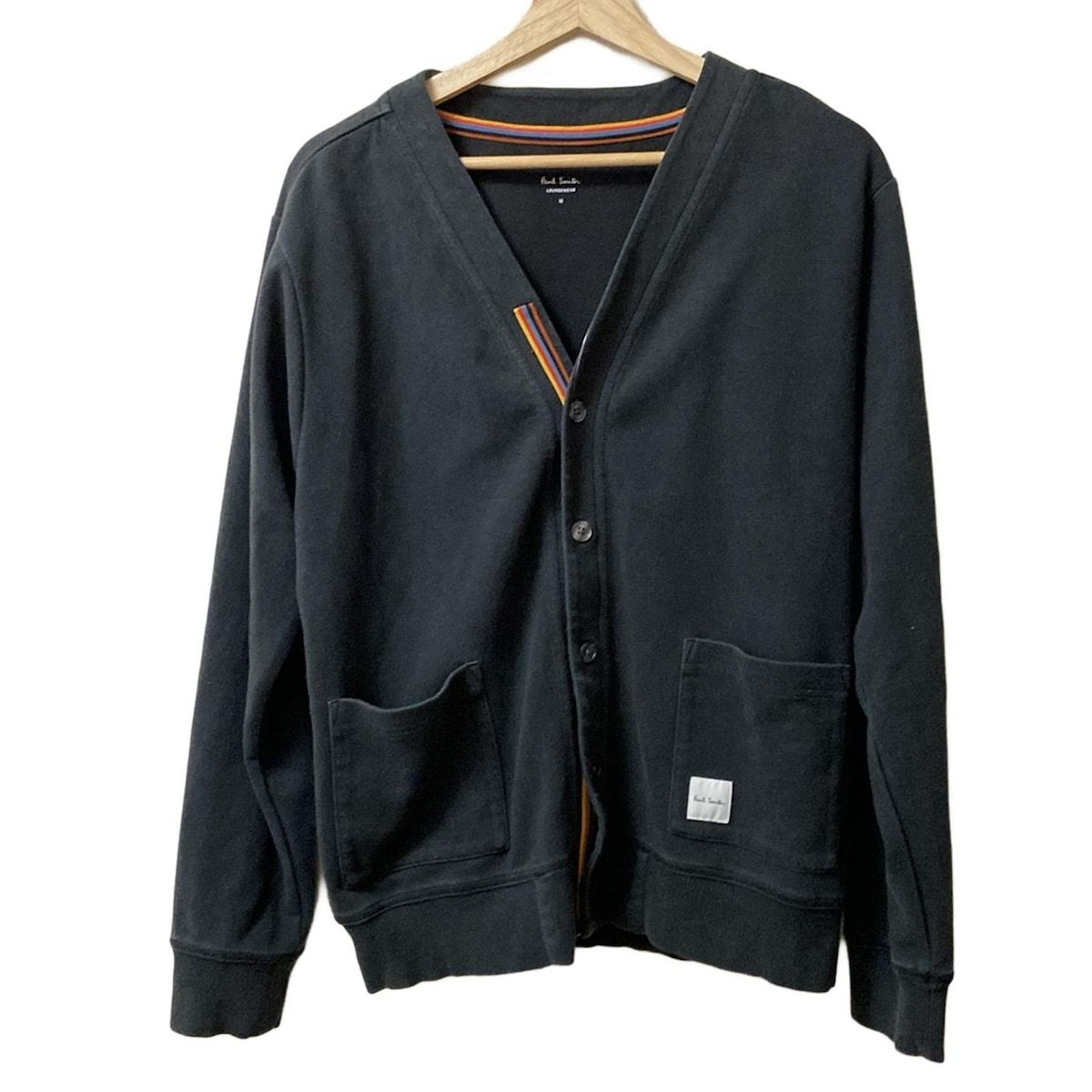 ポールスミス カーディガン ネイビー マルチストライプ ポールスミス