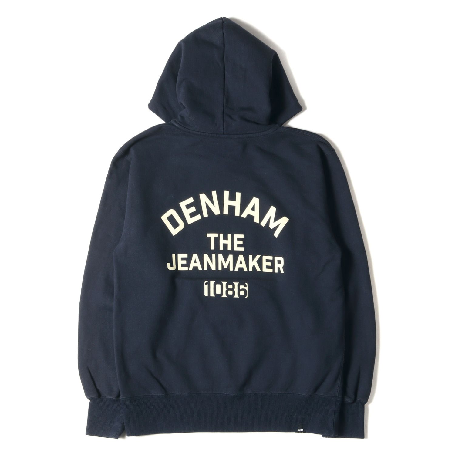 DENHAM デンハム パーカー サイズ:S トラック フーデッド スウェット パーカー プルオーバー フーディー トップス 裏毛 ネイビー 紺  日本製【メンズ】 - メルカリ