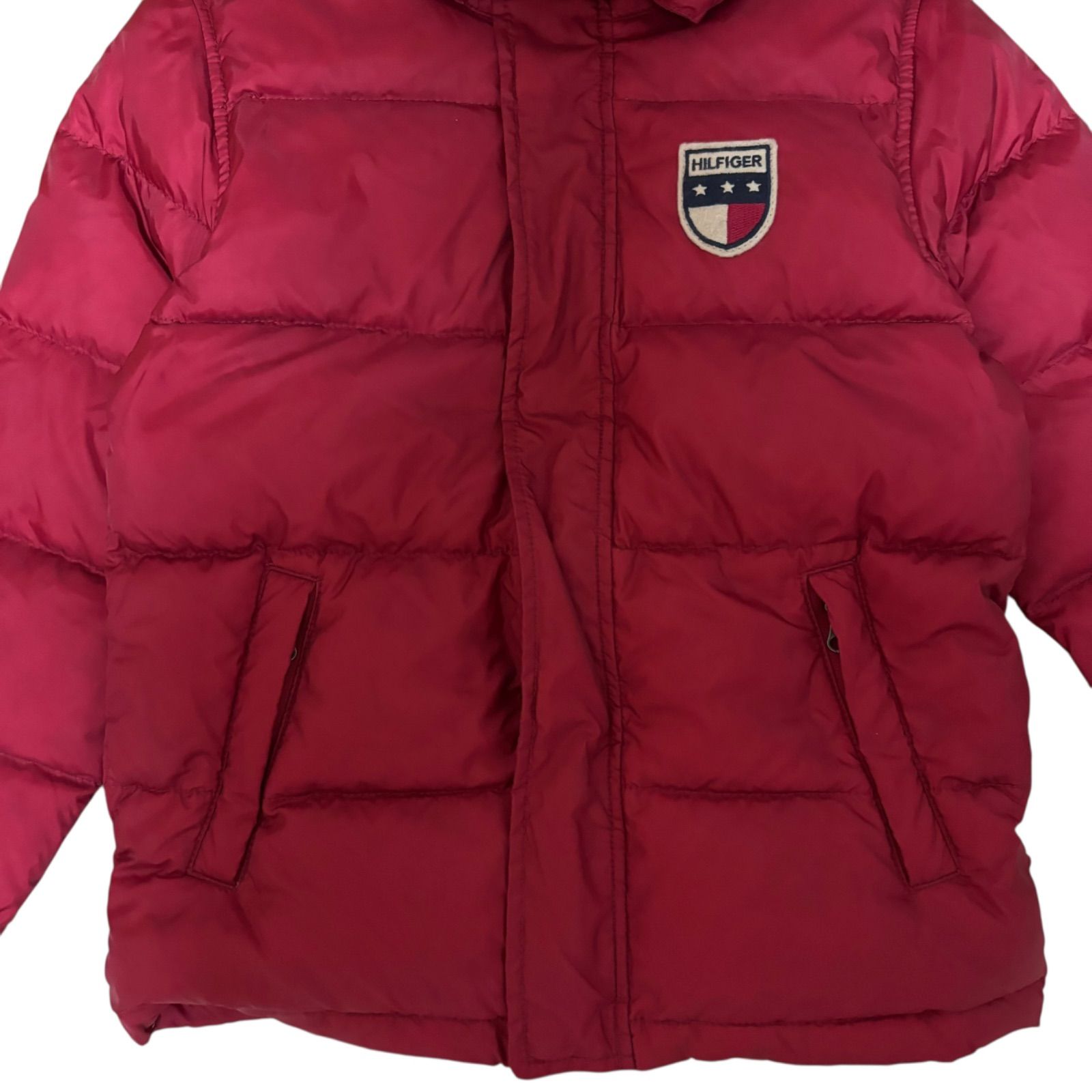 Z1540 Tommy Hilfiger トミーヒルフィガー ダウンジャケット レッド 