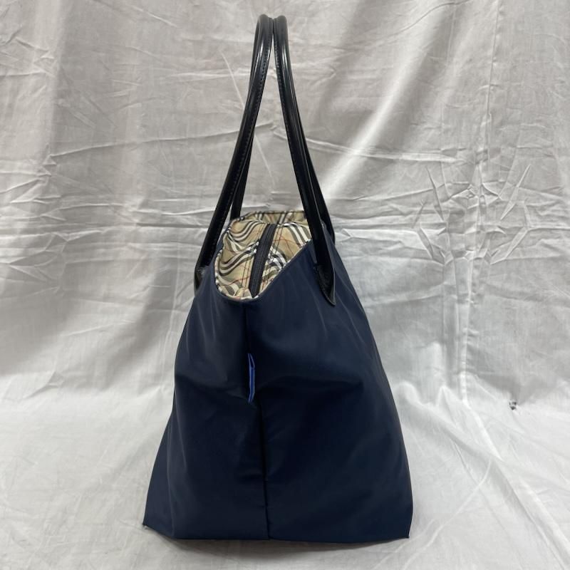 送料無料】BURBERRYトートネイビー バーバリー Burberry ネイビー