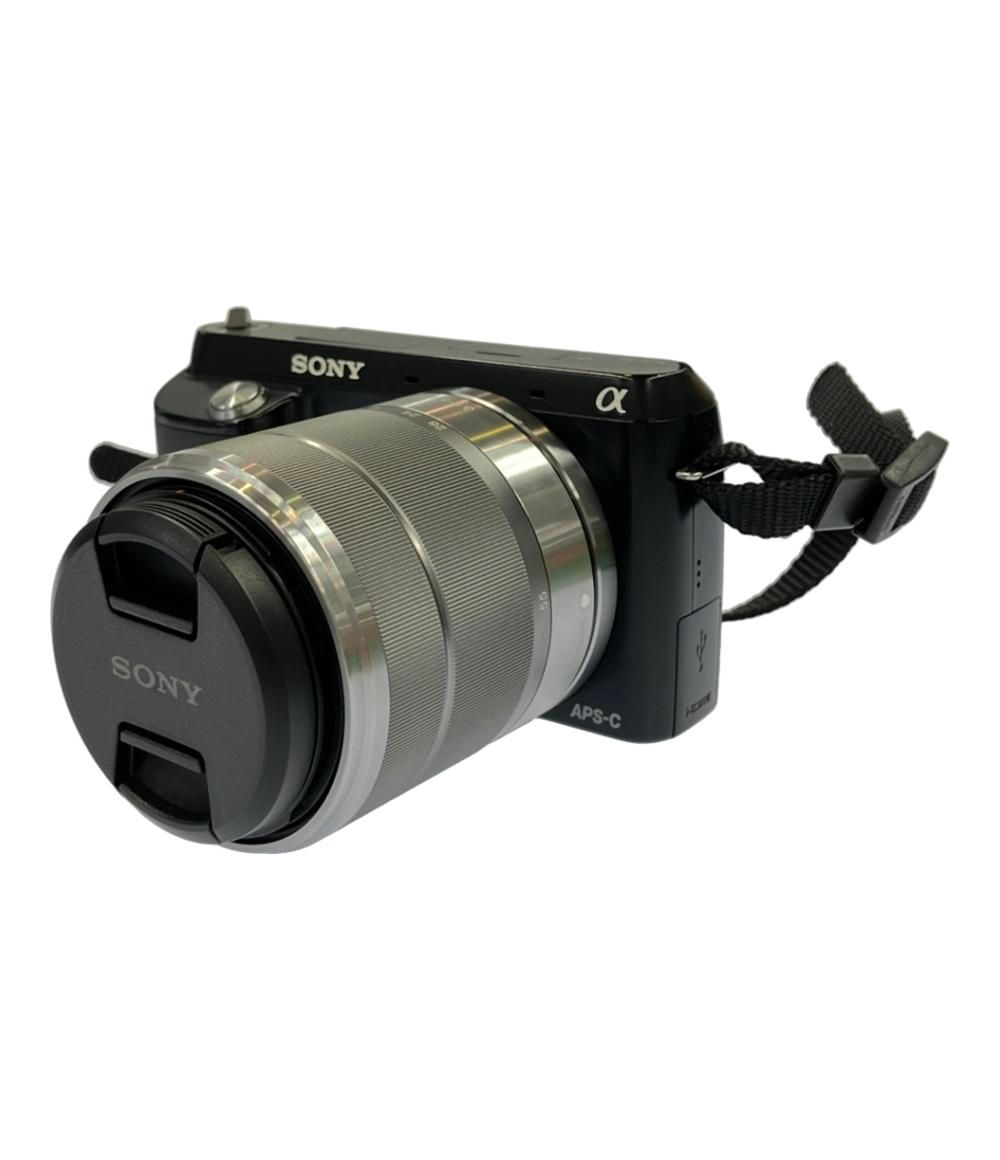 SONY ミラーレス一眼 NEX-F3 ズームレンズキット キットレンズ E 18-55mm F3.5-5.6 OSS付属 ホワイト NEX 訳あり ソニー ミラーレス一眼カメラ a NEX-F3 ダブルズームレンズ