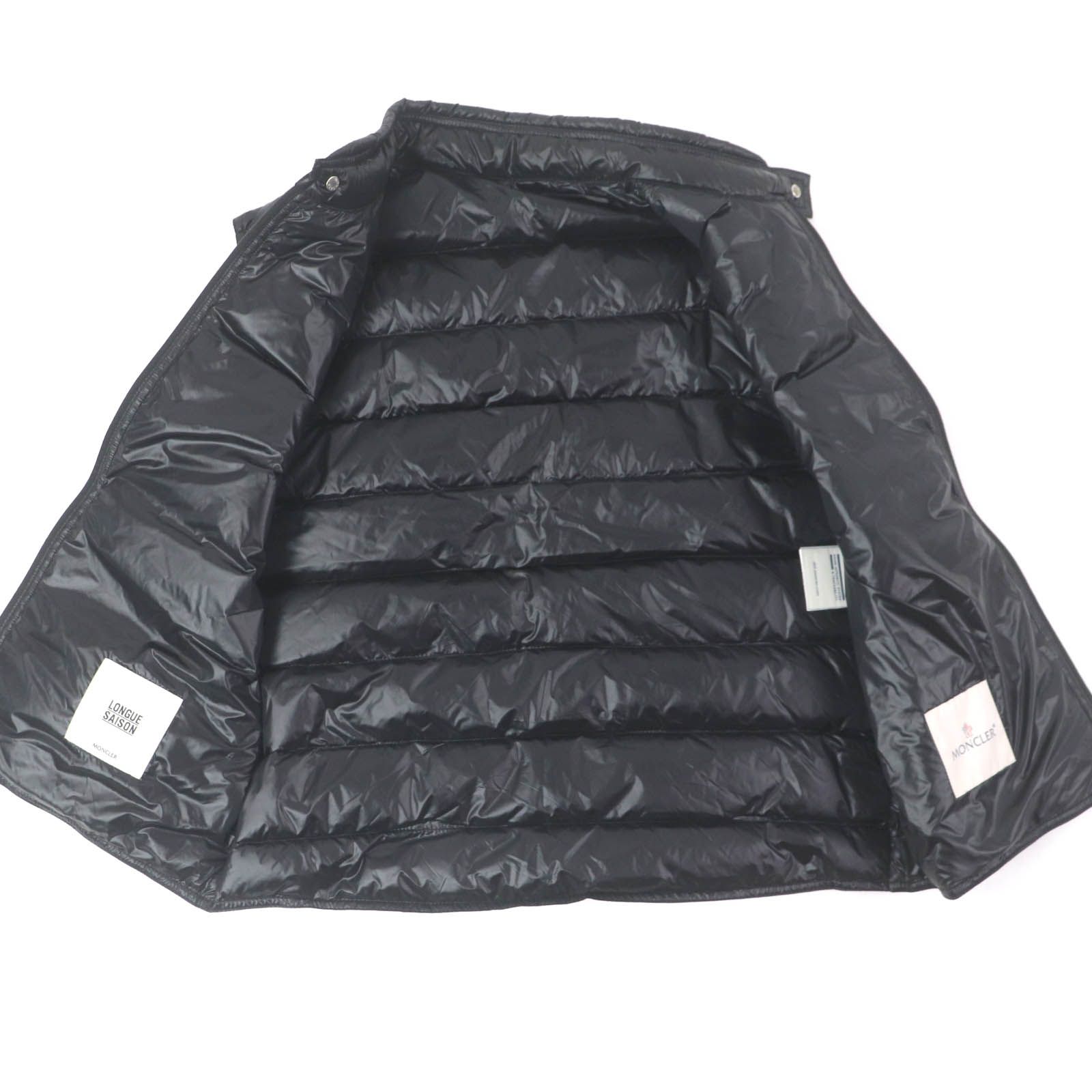 極美品□MONCLER モンクレール GUI GILET ギュイ ロゴワッペン 