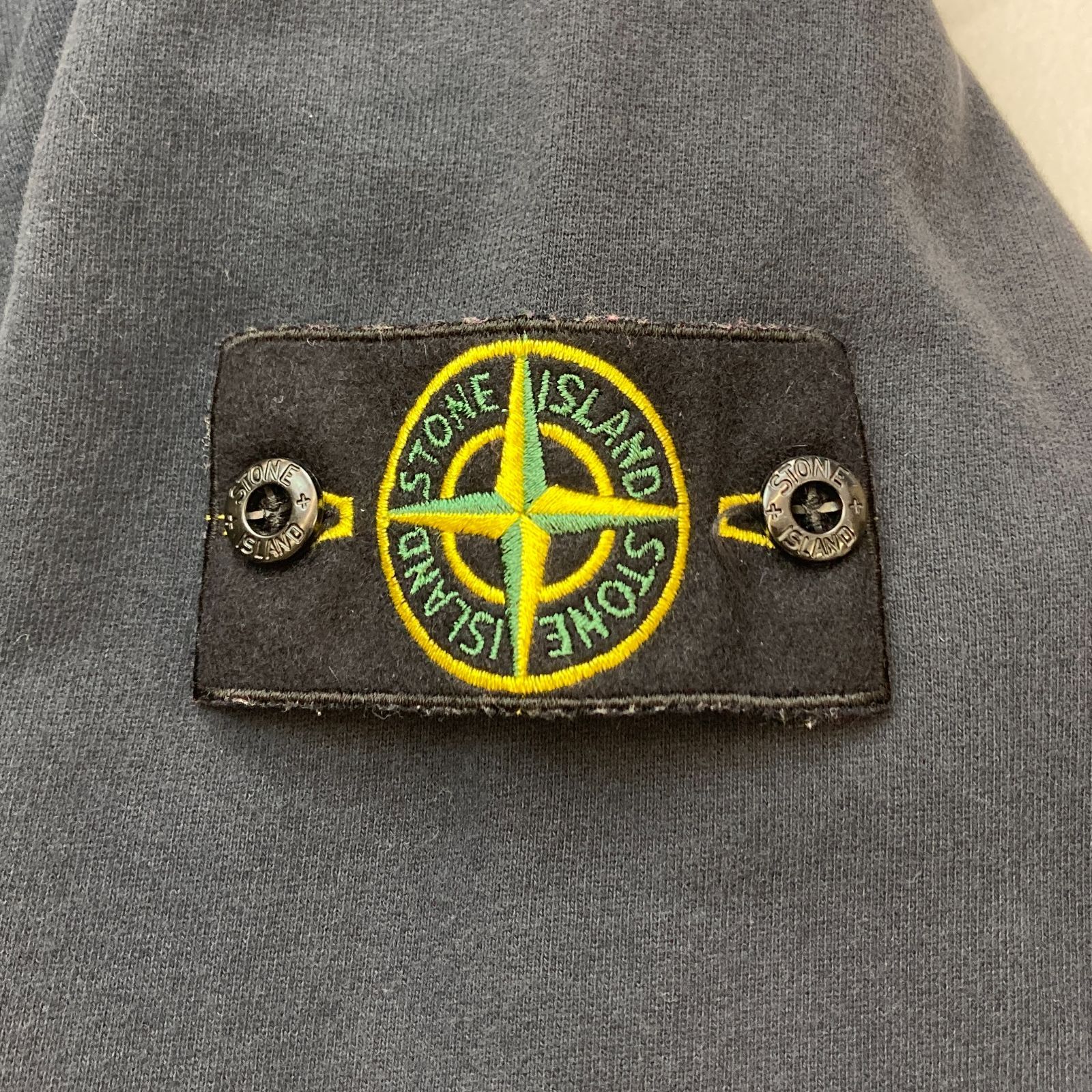 STONE ISLAND ストーンアイランド 21AW BRUSHED COTTON FLEECE メンズ パーカー コットン フリース ネイビー 紺  裏起毛 フーディー メンズ L PAWNSHOPRiZ パウンショップリズ - メルカリ