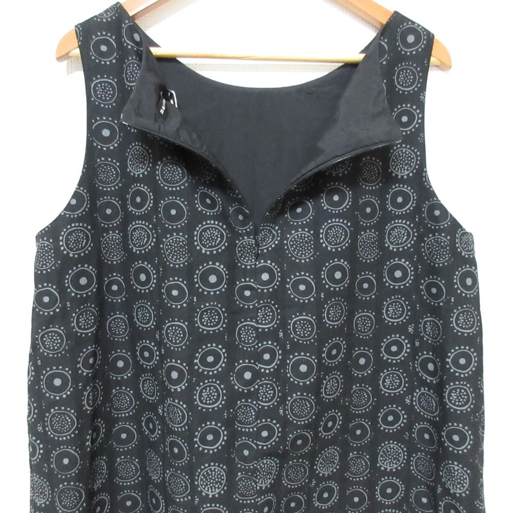 marimekko マリメッコ KURKISTUS NADJA DRESS ノースリーブワンピース サイズ40 ブラック レディース 古着 WWW_SMP1DAWEKUDUS_SCH_ID