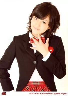 中古】生写真(ハロプロ) °C-ute/萩原舞/上半身・衣装黒・白・チェック