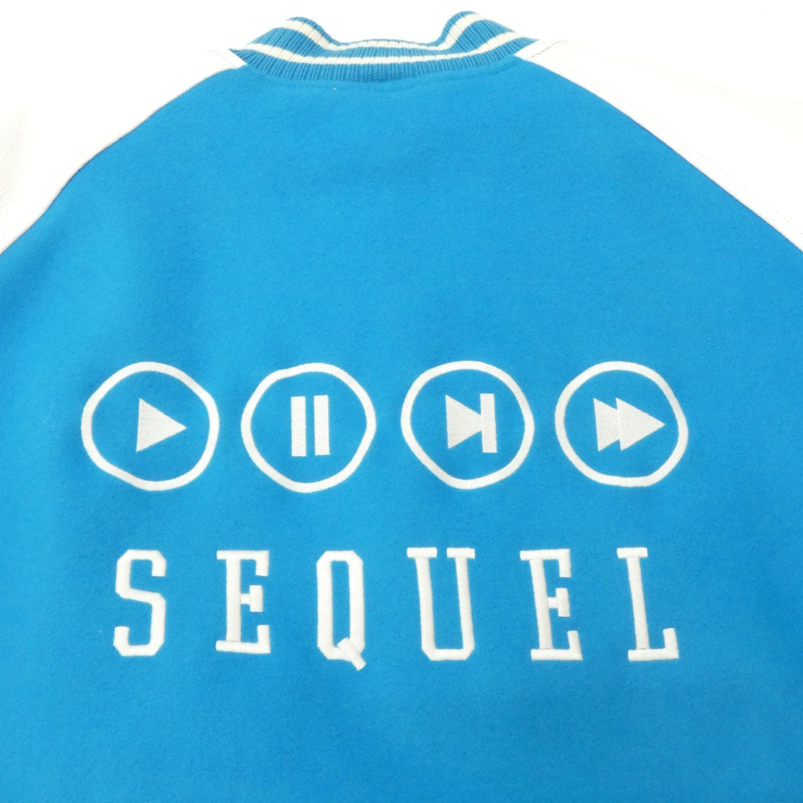 小牧店】SEQUEL シークエル 22AW VARSITY JACKET スタジャン SQ-22AW-JK-096 ブルー サイズ：XL  【I096-1010】 - メルカリ