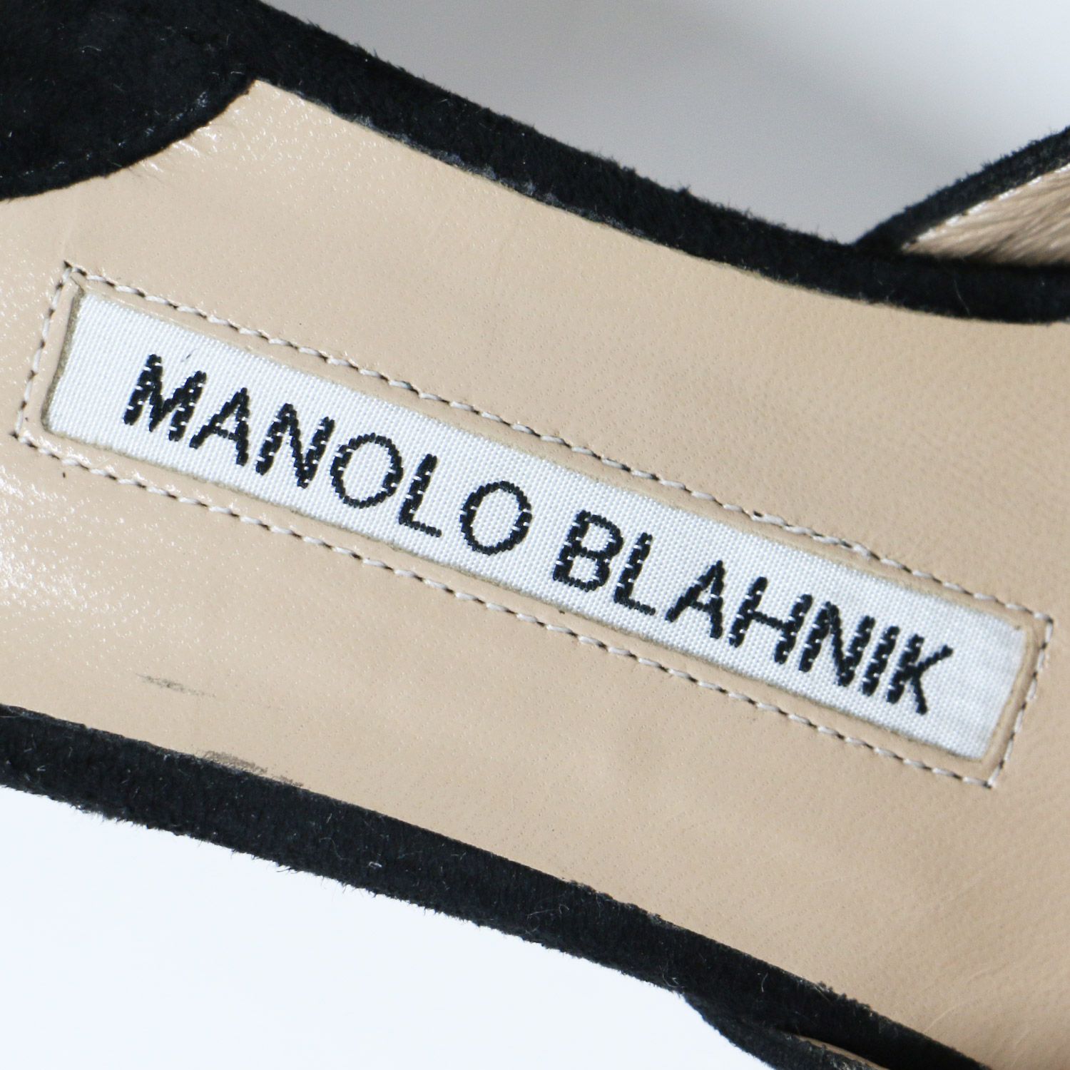 MANOLO BLAHNIK マノロブラニク ミュール パンプス シューズ 靴 23.5cm