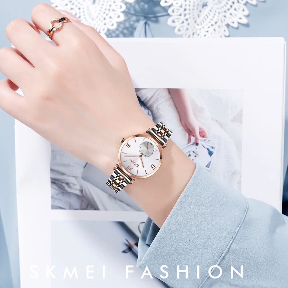  うで時計 女性用 シンプル 時計 れでいーす 超薄型 シルバー 防水 クラシック おしゃれ カジュアル レディース アナログ ブランド かわいい ビジネス 腕時計 ステンレス プレゼント ホワイトWatch 腕時計 キッズファッション小物