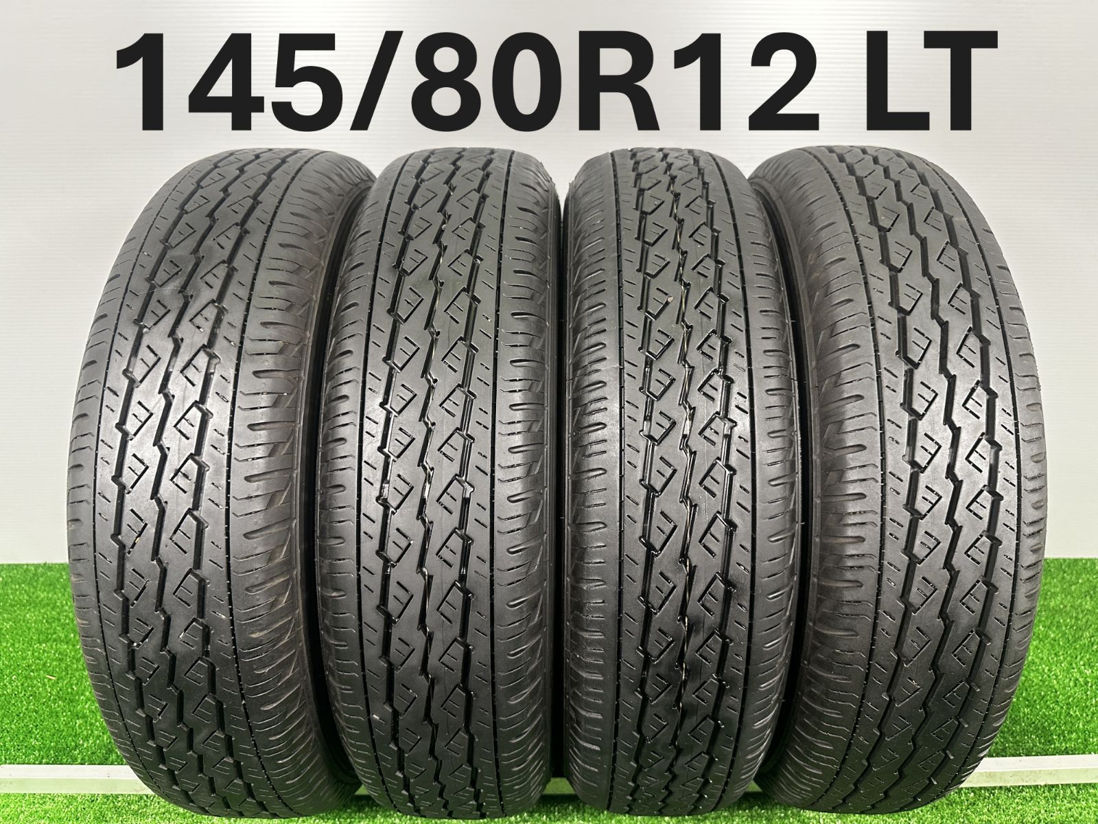 145|80R12 80|78NLT ブリヂストン K370 2021～2025年製 4本 夏タイヤ ノーマル TA149