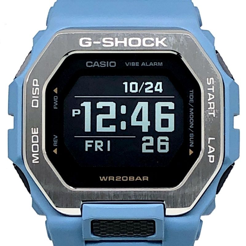 G-SHOCK ジーショック GBX-100-2A G-LIDE Bluetooth 加速度センサー MIP液晶 メタルベゼル ライトブルー 2025年5月発売